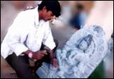 D.Vijikar at Sculpting work